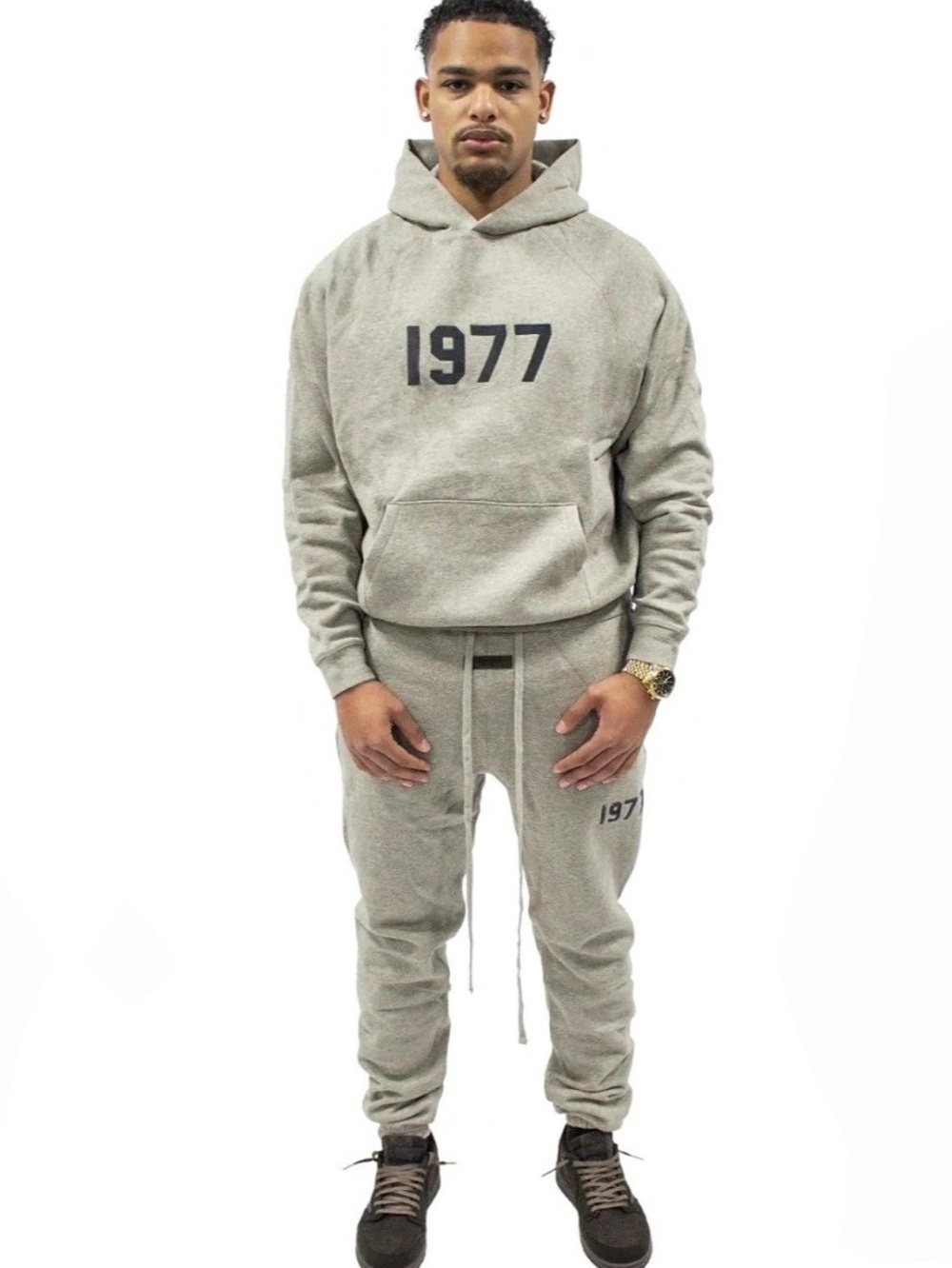 Fear of God Essentials 1977 Hoodie Gray